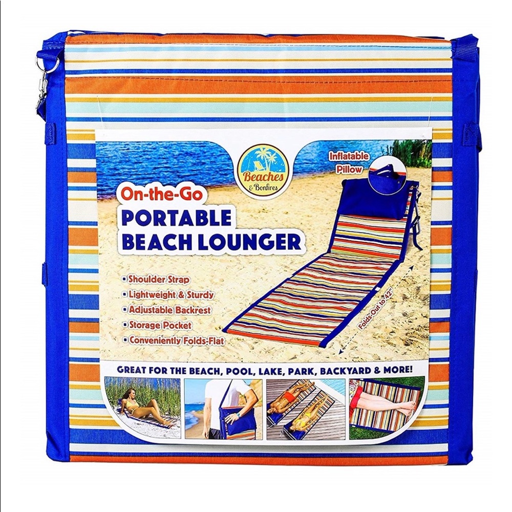 COPY - On the go portable beach lounger
